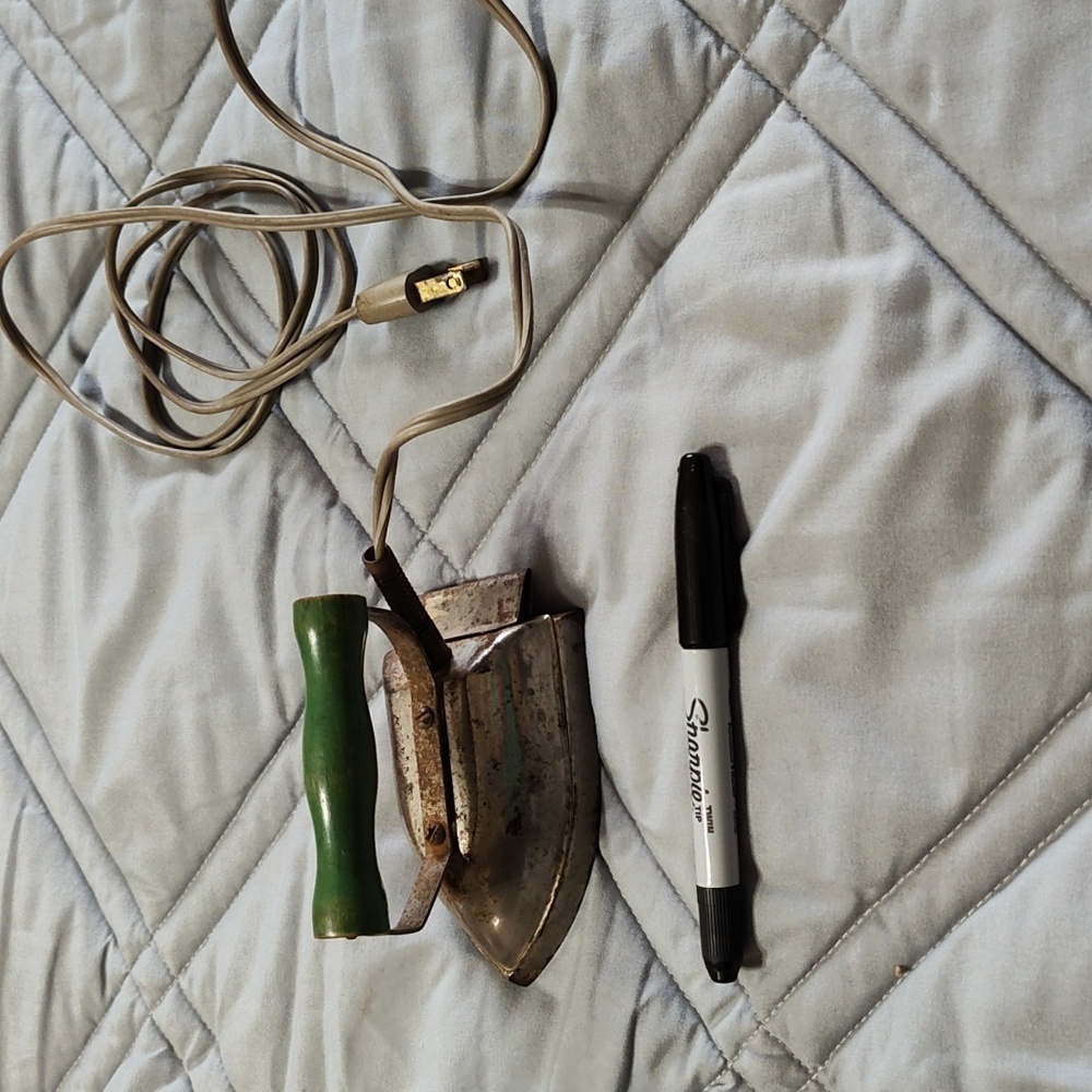 Vintage Small Electric Iron
